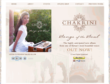 Tablet Screenshot of chakrini.com